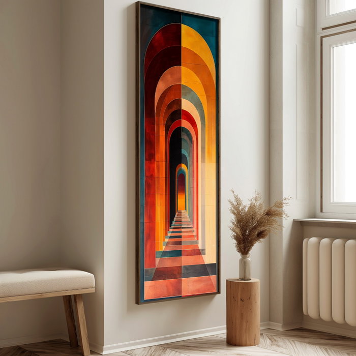 Wallity Pintura Decorativa LONG006-S/120-40 Multicolor 40 x 120 cm